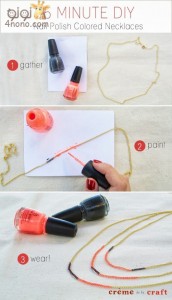 كيفية صنع اشياء رائعة للفتيات DIY-Craft-Project-Idea-Nail-Polish-Colored-Painted-Necklace-Jewelry-Quick-Easy-552x960-172x300