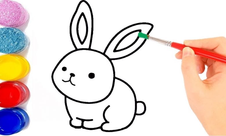 تعليم طريقة رسم ارنب بخطوات بسيطة بالصور - تعليم الرسم - فورنونو
